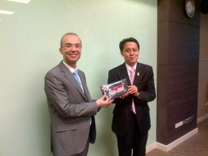 With Dr. Pisan Pongsapitch, Director of Standard Development, Thai Ministry of Agriculture